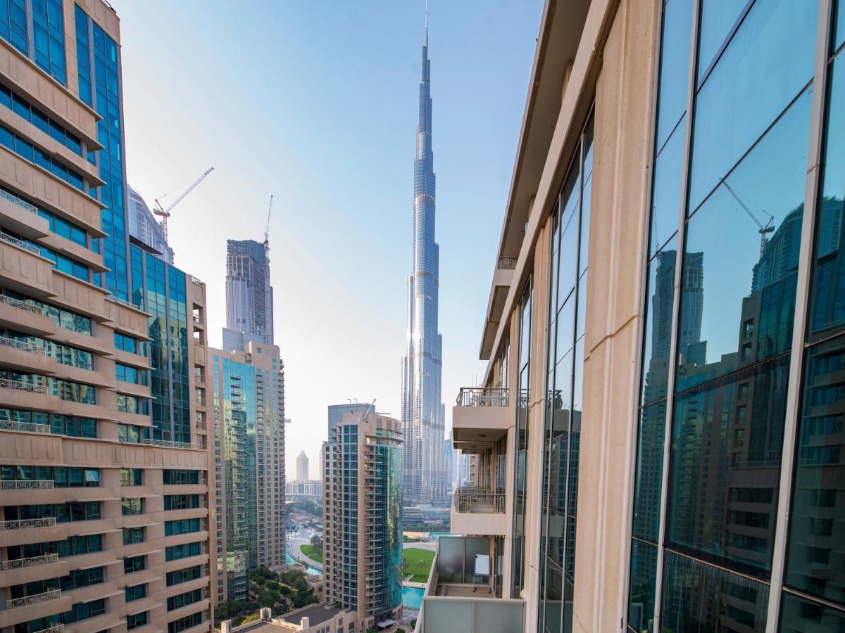 First Class 2Br With Burj Khalifa & Downtown View Dubai Exterior foto